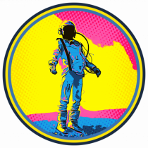 Retro Astronaut 