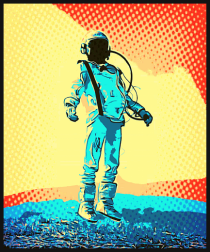 Retro Astronaut 