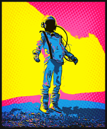 Retro Astronaut 