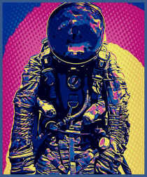 Retro Astronaut 