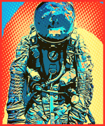 Retro Astronaut 