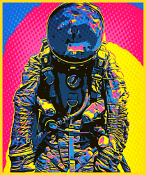 Retro Astronaut 