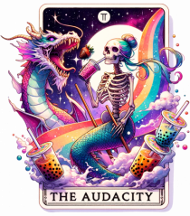 Audacity Tarot Mermaid Dragon