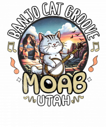 MOAB Utah Arches cu Pisică Grozavă pe Banjo