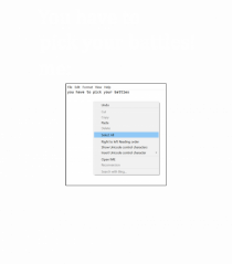 Pick your battles - select all