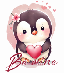 pentru îndrăgostiți - Be mine - Pinguin