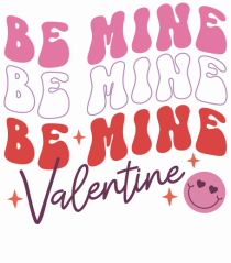 Retro Chic Valentine - Be mine 3 times