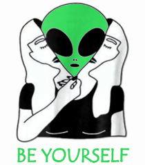 Be Yourself Alien Mask