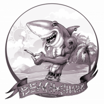 BEACH SHARK Monocrom 1