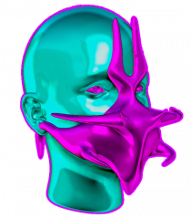 Alien Mask - Mască extraterestră