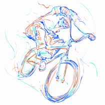 Bicicleta in culori