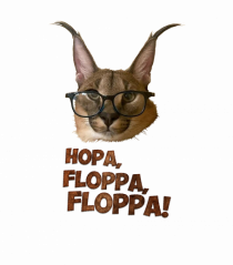 Big Floppa, hopa, hopa!