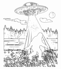 Bigfoot Alien Abduction Lockhness Monster