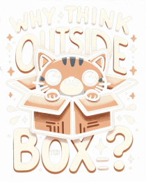 Outside the box - pisica cool 2