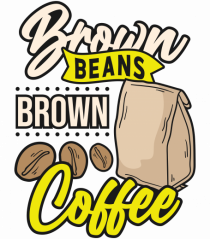 Brown Beans Brown Coffee