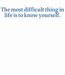 the most difficult thing ...