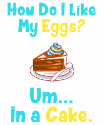 My eggs in a cake