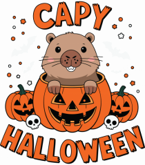 Capy Halloween Capybara Funny