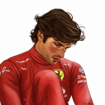 Carlos Sainz - Ferrari - F1 - Ilustratie