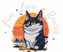 Live Love Rescue Cat 2