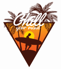 Chill Your Mind Surfer Beach