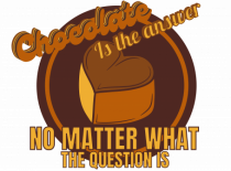 Chocolate IS The Answer,No Matter What Question Is