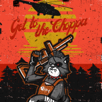 Get to the choppa Cat