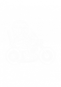 Chopper Biker White