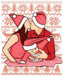 pentru Craciun in familie - Christmas kiss