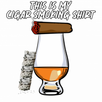 Cigar smoking shirt