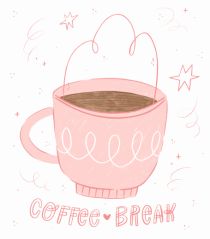 Coffee Break - pink