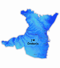 Constanța County Map