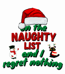 on the naughty list...