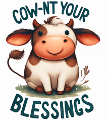 pentru prietenii animalelor - Cow-nt your blessings