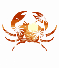 Summer Beach Crab