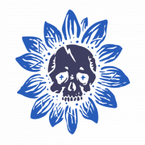 Sunflower skull