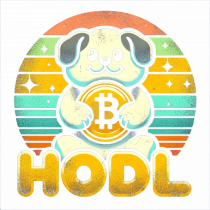 HODL crypto retro life