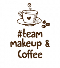 Team makeup and coffee