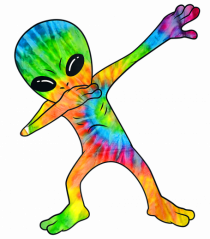 Dabbing Alien