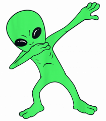 Dabbing Alien