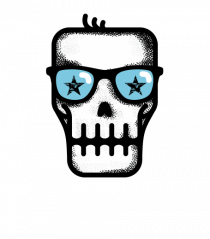 Dead Rock Star Skull