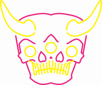 Devil skull