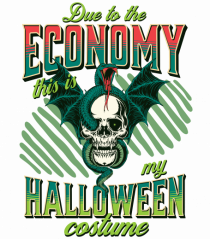 Costum de Halloween - Craniu cu șarpe