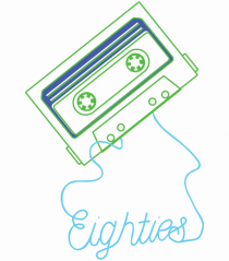 Eighties Cassette Tape 80s Retro