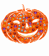 Emoji Pumpkin Jack O Lantern