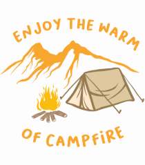 Enjoy the Warm of Campfire