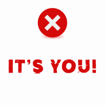 Error found! It's you