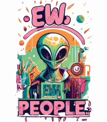 Ew People Graffity Alien
