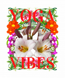Yoga Vibratii Design Cu Flori