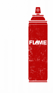 Graffiti US flag